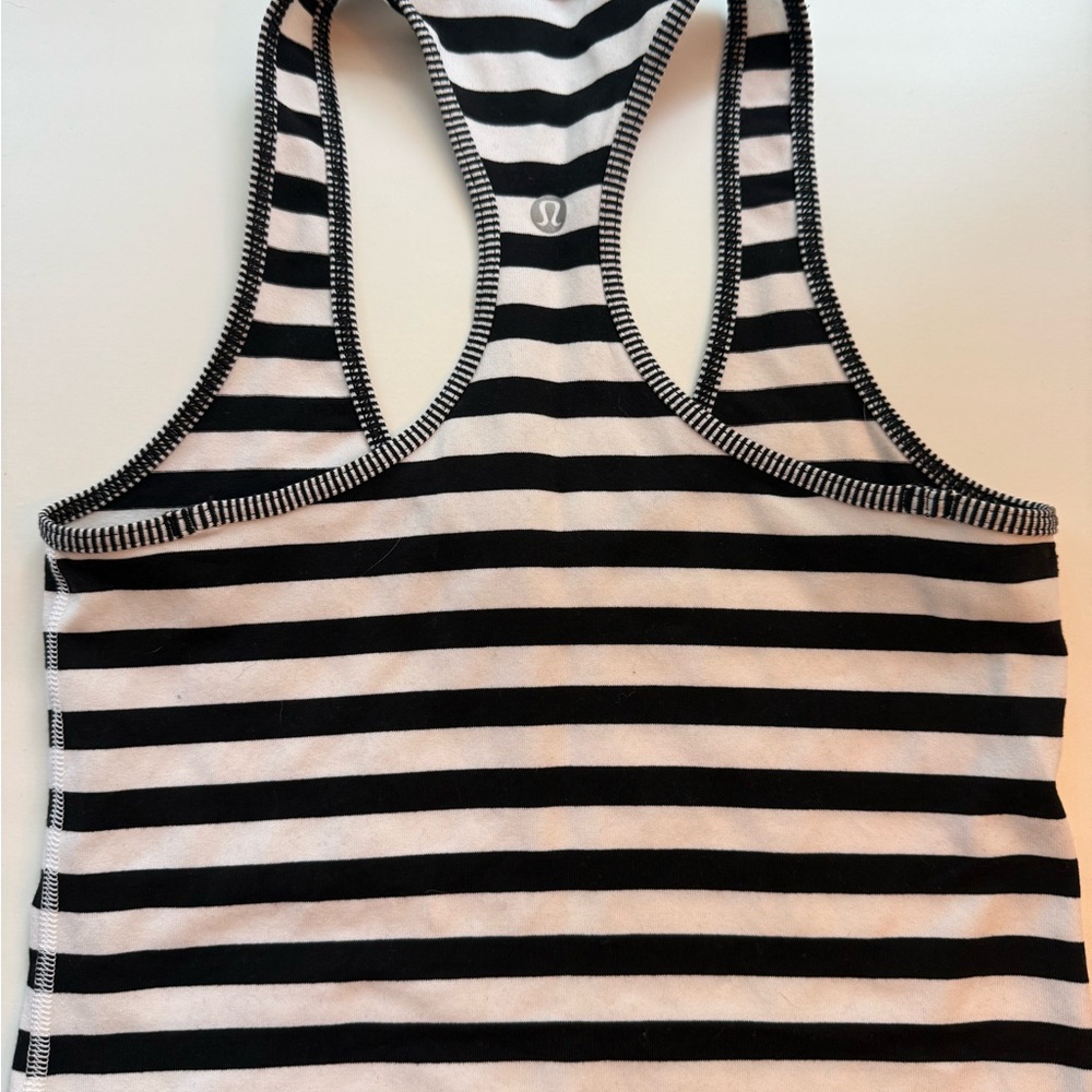 Lululemon Striped Racerback Tank - Picture 2 of 2